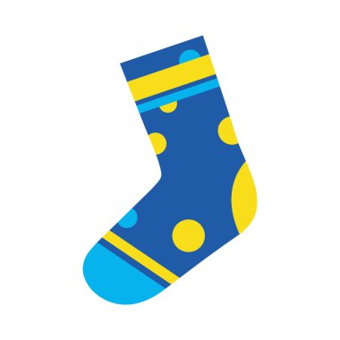 down sendromu düz çorap tarzı ikon vektör tasarımı