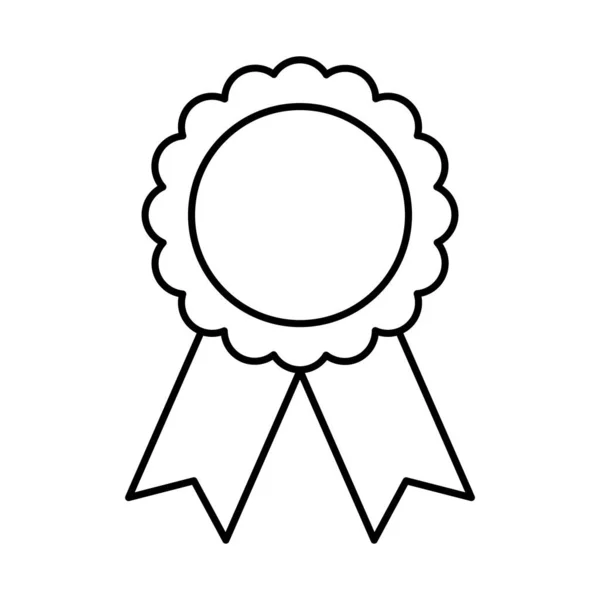 Selo carimbo linha estilo ícone vetor design — Vetor de Stock