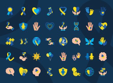 Down sindromunun simgelerini ayarla, biçim xxx