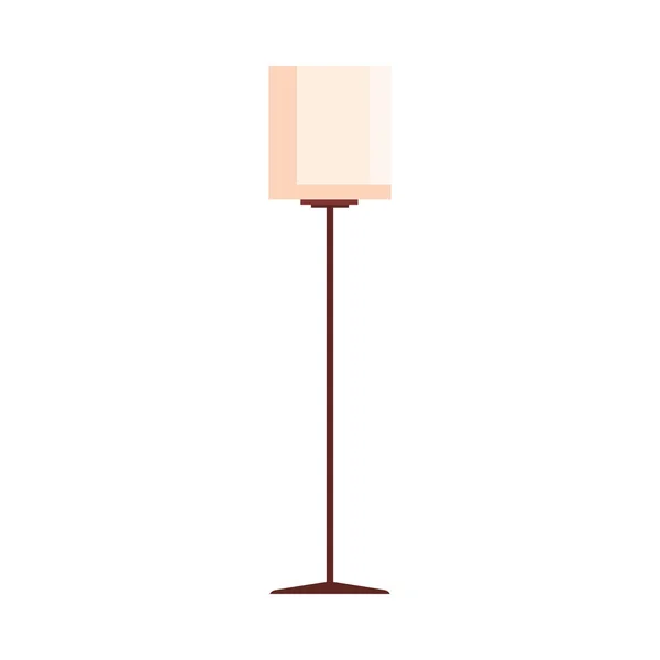 Conception vectorielle de lampe de bureau isolée — Image vectorielle