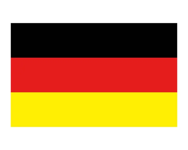 Duitse vlag pictogram vector ontwerp — Stockvector