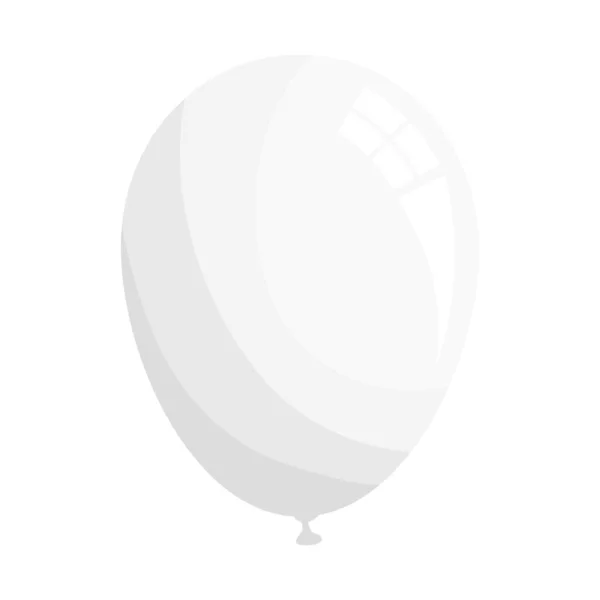 Κόμμα λευκό μπαλόνι διανυσματικό σχεδιασμό — Διανυσματικό Αρχείο