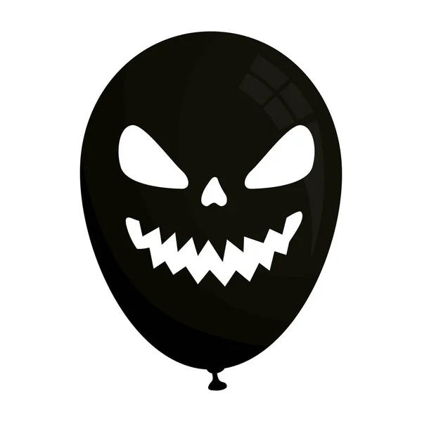 Halloween Kürbis Ballon Vektor-Design — Stockvektor