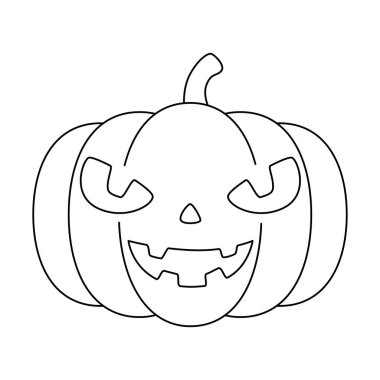 Cadılar bayramı balkabağı vektör tasarımı