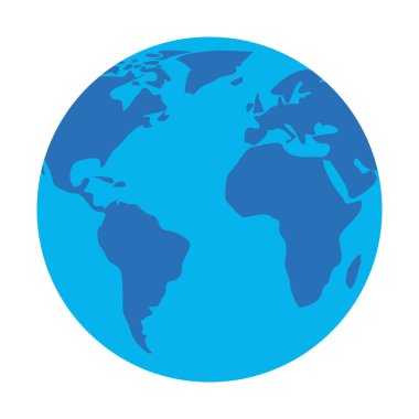 dünya küresi simge vektör tasarımı