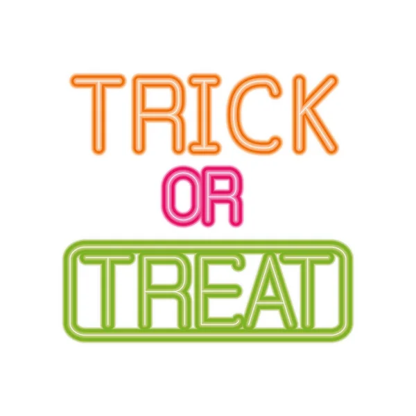 Astuce ou traiter conception vectorielle halloween — Image vectorielle