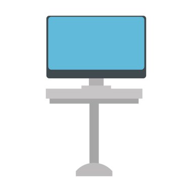 tablo vektör tasarımı üzerindeki dijital bilgisayar