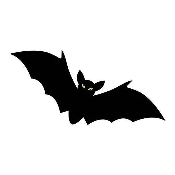 Halloween chauve-souris dessin animé vectoriel — Image vectorielle