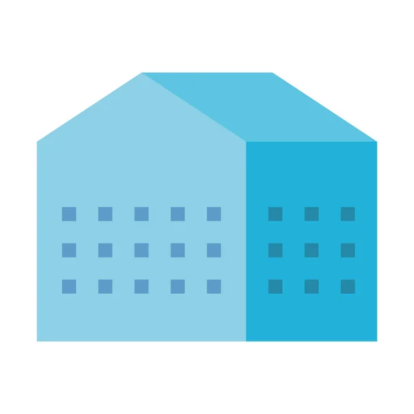 City blue building vector design — Stock Vector
