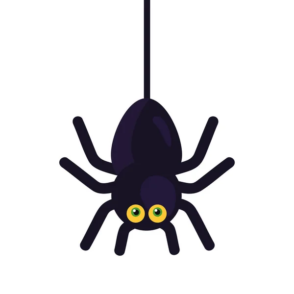 Halloween pająk kreskówki wektor projekt — Wektor stockowy