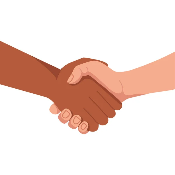 多样性握手矢量设计 — 图库矢量图片