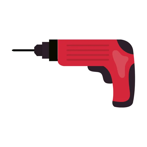 Construction drill icon vector design — Stock Vector