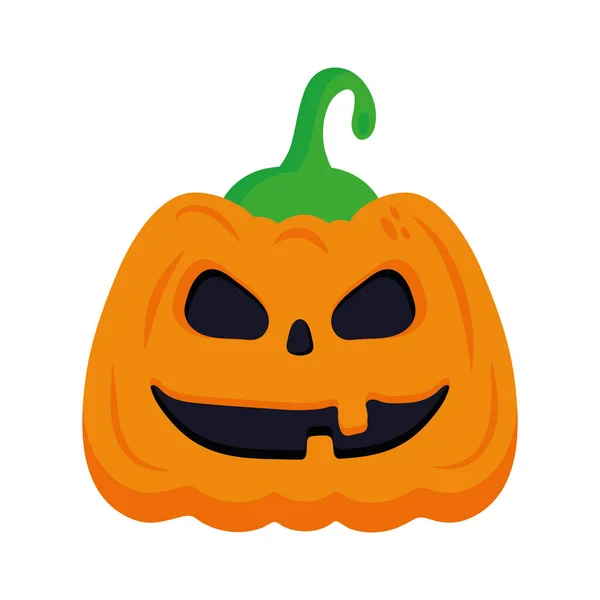 Halloween calabaza diseño de vectores de dibujos animados — Archivo Imágenes Vectoriales