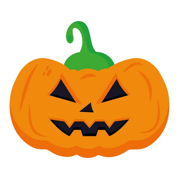 Halloween calabaza diseño de vectores de dibujos animados — Vector de stock