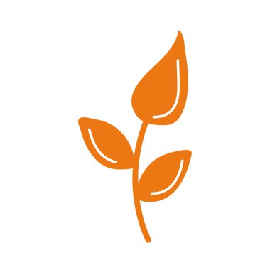 çiçek doğa düz biçim simgesi