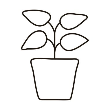 çömlek seramik izole ikonu