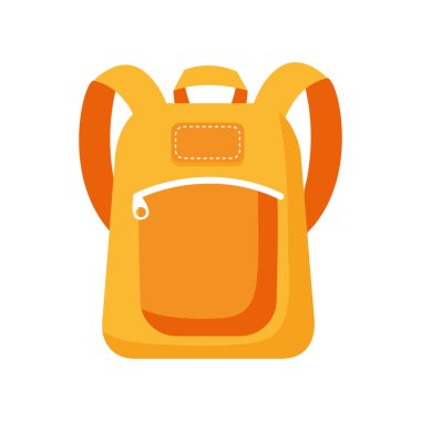 okul çantası ekipmanı düz biçim simgesi