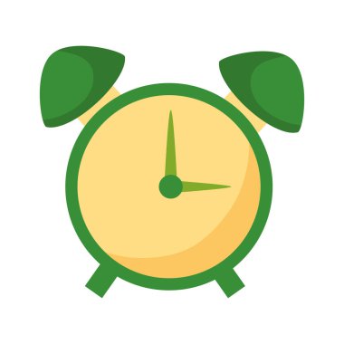 Alarm saati düz biçim simgesi