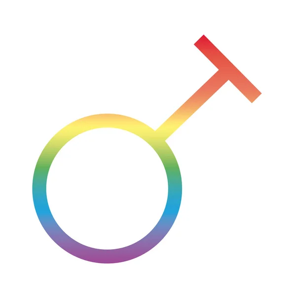 Travesty género símbolo de la orientación sexual degradante icono de estilo — Vector de stock