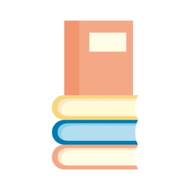 yığın metin kitapları düz biçim simgeleri