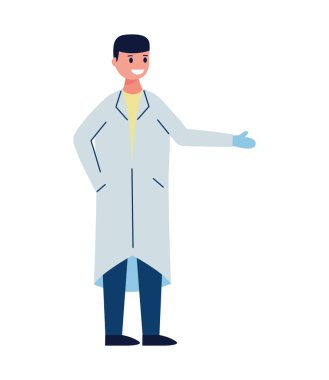 Doktor Avatar karakteri düz stil