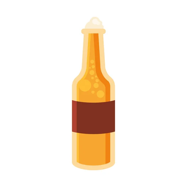 Пивна пляшка значок векторний дизайн — стоковий вектор