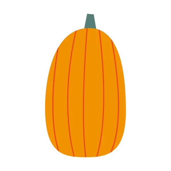 Isolated pumpkin icon vector design — Stock Vector