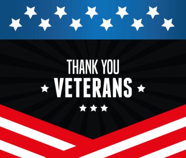 Savaş gazilerine bir teşekkür posteri.