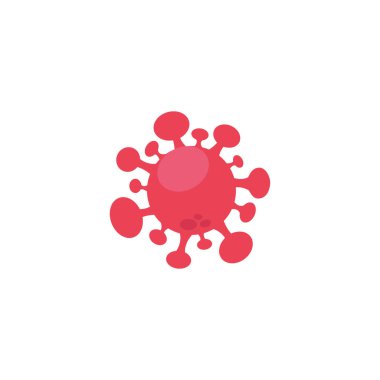 covid 19 virüs ikon vektör tasarımı