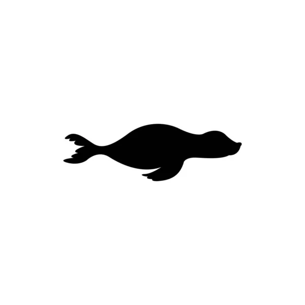 Diseño aislado del vector animal de la foca — Archivo Imágenes Vectoriales