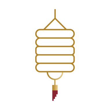 Çin lambası altın taşıyıcı tasarımı asıyor