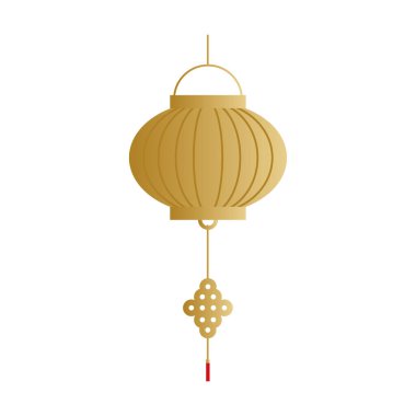 Çin lambası altın taşıyıcı tasarımı asıyor