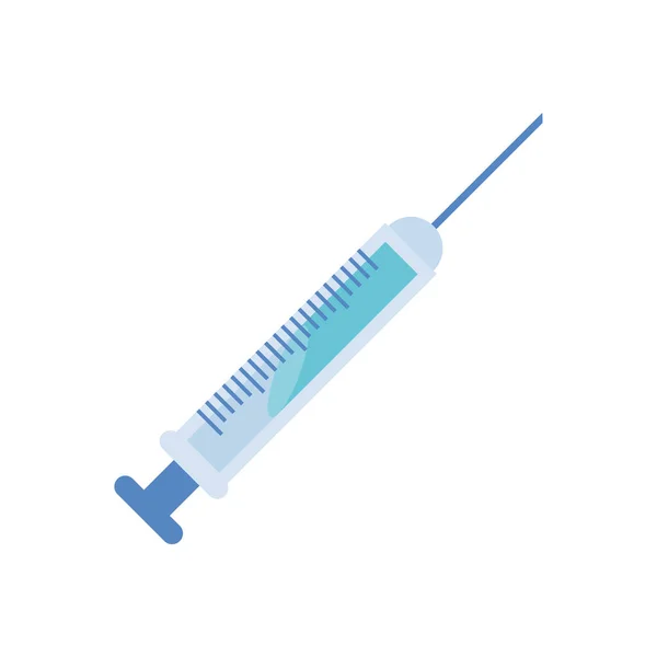 Tıbbi enjeksiyon ikonu vektör tasarımı — Stok Vektör