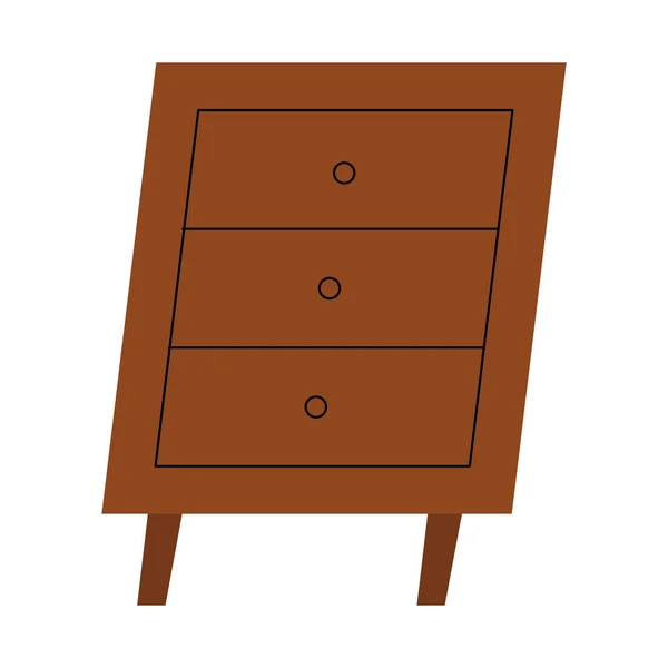 Muebles para el hogar icono vector de diseño — Vector de stock