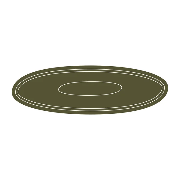 Home groen tapijt vector ontwerp — Stockvector
