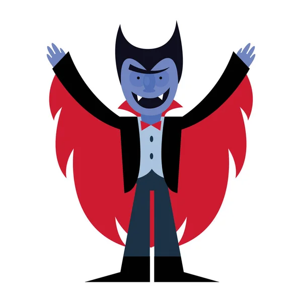 Halloween vampire cartoon vector design — Stock Vector