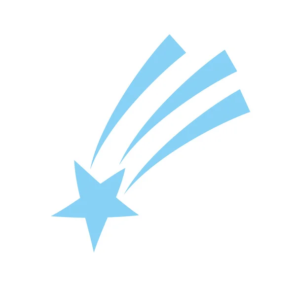 Impuscaturi Star viteza pictograma izolat — Vector de stoc
