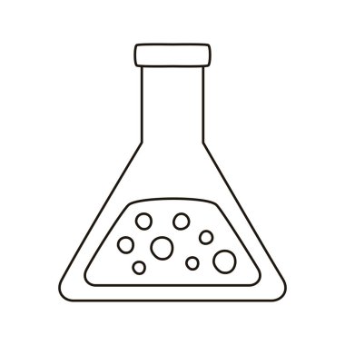 tüp test laboratuarı düz biçim simgesi