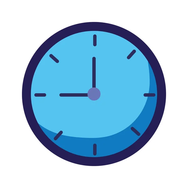 Reloj de tiempo icono aislado — Vector de stock