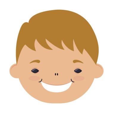 Mutlu küçük çocuk baş karakter