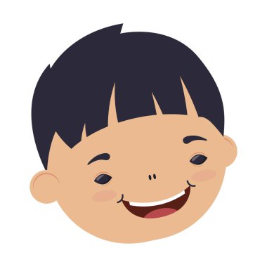 Mutlu küçük çocuk baş karakter