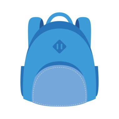 okul çantası ekipmanı düz biçim simgesi