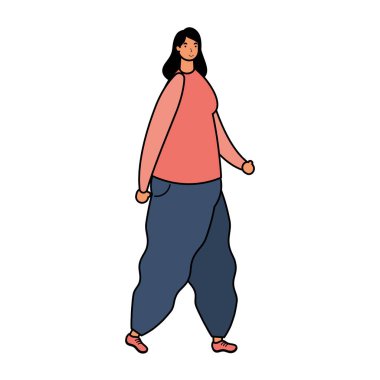 Genç kadın gündelik Avatar karakteri