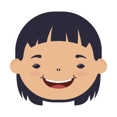 Mutlu küçük kız baş karakter.