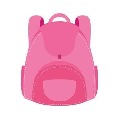 okul çantası ekipmanı düz biçim simgesi