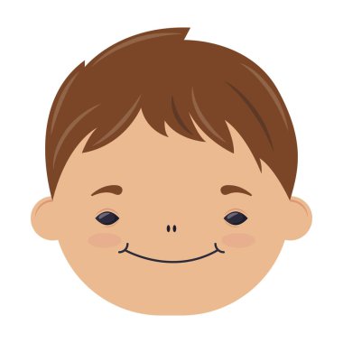 Mutlu küçük çocuk baş karakter