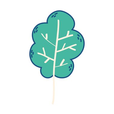 Ağaç bitkisi doğa izole simgesi