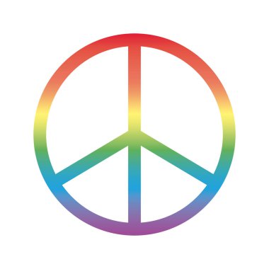 barış sembolü bozulma biçimi simgesi