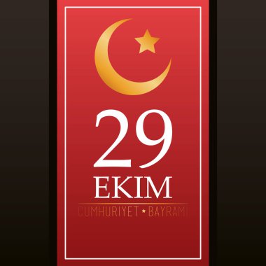 ekim bayrami, altın hilal ve yıldızla kutlanıyor