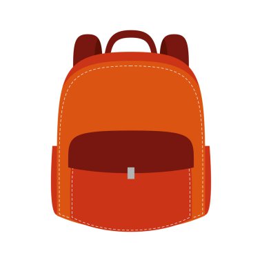 okul çantası ekipmanı düz biçim simgesi